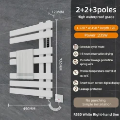 Hangers Safety Boutique / Contemporary Aluminum Bath Organization