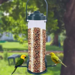 Hanging Bird Feeder Outdoor Hummingbird Food Dispenser for Small Birds Lovebird Macaws Pet Flying Animal Automatic Food Feeding Tool