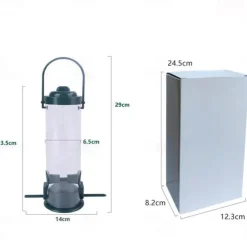 Hanging Bird Feeder Outdoor Hummingbird Food Dispenser for Small Birds Lovebird Macaws Pet Flying Animal Automatic Food Feeding Tool