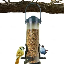 Hanging Bird Feeder Outdoor Hummingbird Food Dispenser for Small Birds Lovebird Macaws Pet Flying Animal Automatic Food Feeding Tool