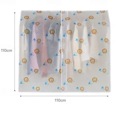 Hanging Garment Dust Cover Translucent Coat Suits Protector Clothes Storage Bag Organizer dust-proof Covers Waterproof