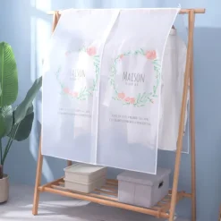 Hanging Garment Dust Cover Translucent Coat Suits Protector Clothes Storage Bag Organizer dust-proof Covers Waterproof