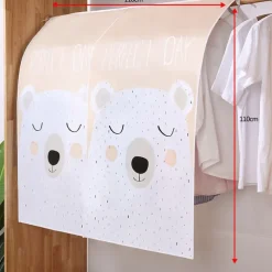 Hanging Garment Dust Cover Translucent Coat Suits Protector Clothes Storage Bag Organizer dust-proof Covers Waterproof