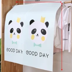Hanging Garment Dust Cover Translucent Coat Suits Protector Clothes Storage Bag Organizer dust-proof Covers Waterproof