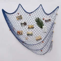 Hanging Ornaments Mediterranean Decorative Fishing Net Thick Line Hemp Rope Shell Net Photography Props Kindergarten Background Wall