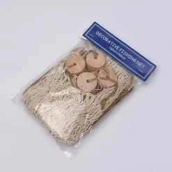 Hanging Ornaments Mediterranean Decorative Fishing Net Thick Line Hemp Rope Shell Net Photography Props Kindergarten Background Wall