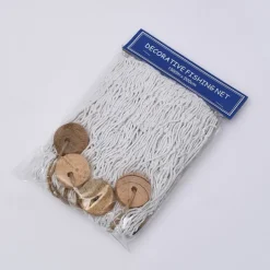 Hanging Ornaments Mediterranean Decorative Fishing Net Thick Line Hemp Rope Shell Net Photography Props Kindergarten Background Wall