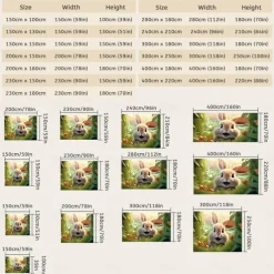 Hanging Tapestry Wall Art Large Tapestry Bunny Animal Mural Decor Photograph Backdrop Blanket Curtain Home Bedroom Living Room Decoration