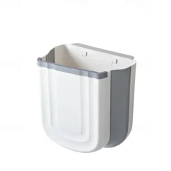 Hanging Trash Can, Kitchen Waste Bin For Cabinet Hanging, Collapsible Hanging Small Garbage Can, Rubbish Container For Cabinet/Car/Bedroom/Bathroom