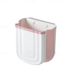 Hanging Trash Can, Kitchen Waste Bin For Cabinet Hanging, Collapsible Hanging Small Garbage Can, Rubbish Container For Cabinet/Car/Bedroom/Bathroom
