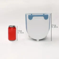 Hanging Trash Can, Kitchen Waste Bin For Cabinet Hanging, Collapsible Hanging Small Garbage Can, Rubbish Container For Cabinet/Car/Bedroom/Bathroom