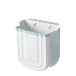Hanging Trash Can, Kitchen Waste Bin For Cabinet Hanging, Collapsible Hanging Small Garbage Can, Rubbish Container For Cabinet/Car/Bedroom/Bathroom