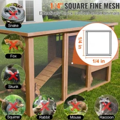 Hardware Cloth, Hot Dipped Galvanized Wire Mesh Roll, Chicken Wire Fencing, Wire Mesh for Rabbit Cages, Garden, Small Rodents