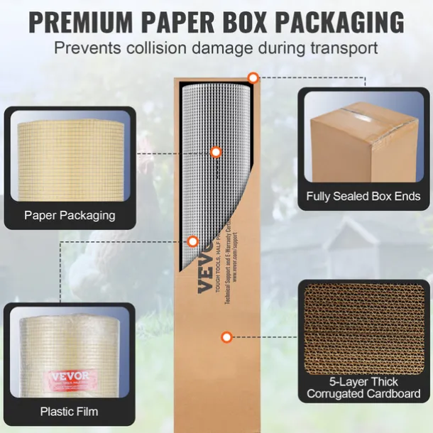 Hardware Cloth, Hot Dipped Galvanized Wire Mesh Roll, Chicken Wire Fencing, Wire Mesh for Rabbit Cages, Garden, Small Rodents