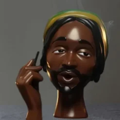 Head Incense Burner Black Woman, Black Lady Head Scents Burner Black Women Head, Head Incense Burner Black Woman,Headscents Incense Holder for Various Environments