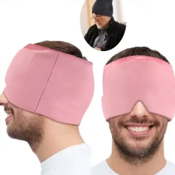 Headaches and Migraine Hat, Cooling Pads Gel Migraine Mask, Reusable Migraine Relief Cap for Tension, Stress, Long Lasting Cooling Ice Therapy