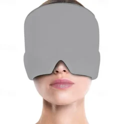 Headaches and Migraine Hat, Cooling Pads Gel Migraine Mask, Reusable Migraine Relief Cap for Tension, Stress, Long Lasting Cooling Ice Therapy