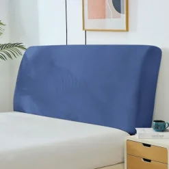 Headboard Covers Slipcover, Stretch Bed Headboard Covers, Small Square Jacquard Dustproof Protector Cover Bed Headboard Cover Queen Size King Twin for Upholstered Headboard