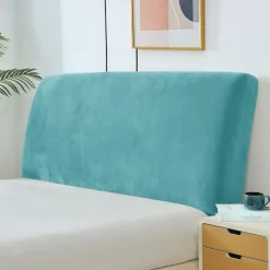 Headboard Covers Slipcover, Stretch Bed Headboard Covers, Small Square Jacquard Dustproof Protector Cover Bed Headboard Cover Queen Size King Twin for Upholstered Headboard