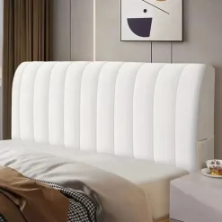Headboard Covers Slipcover, Stretch Bed Headboard Covers, Small Square Jacquard Dustproof Protector Cover for Upholstered Headboard
