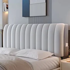 Headboard Covers Slipcover, Stretch Bed Headboard Covers, Small Square Jacquard Dustproof Protector Cover for Upholstered Headboard