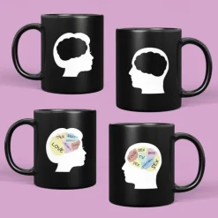 Heat Changing Coffee Mug - Gift for Gamers, Nerds, Men, and Retro 90s Game Enthusiasts -401-500ml