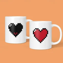 Heat Changing Coffee Mug - Gift for Gamers, Nerds, Men, and Retro 90s Game Enthusiasts -401-500ml