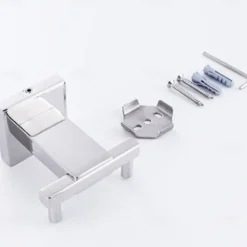 Heavy Duty Double Robe Hook Wall Mount Stainless Steel Hand Towel Hooks for Bathrooms, Mirror Polish