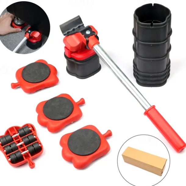 Heavy Duty Furniture Lifter 4 Appliance Roller Sliders with 330lbs Load Capacity Wheels Furniture Lift Mover Tool Set - Furniture Movers with Wheels Heavy Furniture Moving Sliders Appliance Rollers
