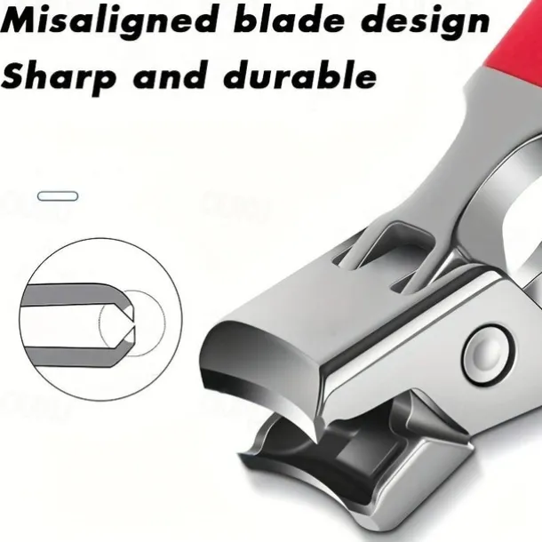Heavy Duty Nail Clippers for Ingrown Toenails and Thick Nails - Professional Toe Nail Clippers for Men, Elderly, and Women - Large Nail Scissors for Easy and Painless Trimming