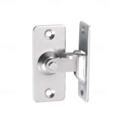 Heavy-Duty 304 Stainless Steel Door Lock Latch, 90 Degree Buckle flip Latch Right Angle Door Latch Lock Lever Latch Heavy Duty Safety Door Lock