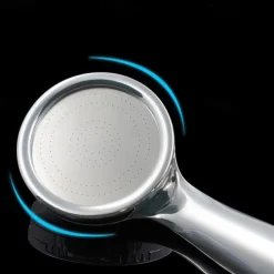 High Pressurized Nozzle Sprayer Shower Head Water Saving Rainfall with ABS Chrome Bathroom Shower Head Bathroom Accessories