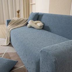 High Quality Small Leaf Sofa Cover Soft and Durable Fabric with Elegant Leaf Pattern Perfect for Living Room Decor Comfortable and Protective Slipcover Easy to Install and Machine Washable