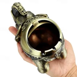 High-End Retro Metal Elephant Ashtray Personality Creative Trend Decoration Home Living Room Ashtray Office Decoration