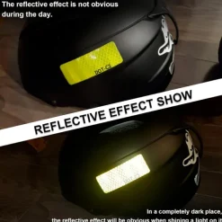 High-Visibility DOT-C2 Reflective Tape - 1pc Heavy-Duty Waterproof Safety Warning Sticker for Night Visibility and Hazard Caution Ideal for Trailers, Trucks, Bicycles, Outdoor Use