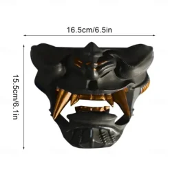 Holder Stand Display Rack Oni Katana Japanese Samurai Sword Black Wall Mask