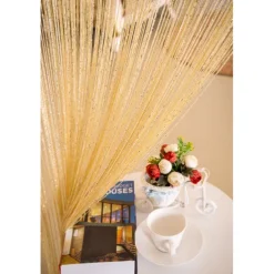 Home Decor Sequin Curtain for Doorway,Door String Curtains, 39x79 inch Hanging,Closet Bedroom Blind Living Room Divider,Window Wall Panel Fringe Backdrops Sheer no Beads Beaded Decorative Crystal