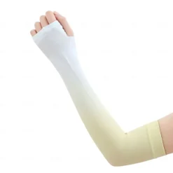 Home Gradient Ice Silk Arm Sleeves UV Protection Cooling UPF 50+ Sun Sleeves Sunscreen Covers Compression Warmer Gloves for Men Women Running Cycling Driving Fishing Colour Gradient