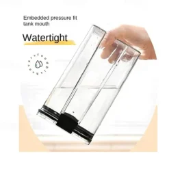 Home Kitchen Moisture-Proof Sealed Jar Grains Household Kitchen Storage Box Food-Grade Transparent Plastic Storage Jar 1PCS