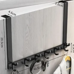 hook behind the door punch-free wall hanger gun ash door hanger wall hanger strong non-marking clothes hat hook