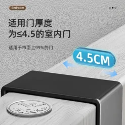 hook behind the door punch-free wall hanger gun ash door hanger wall hanger strong non-marking clothes hat hook