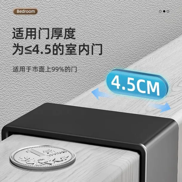 hook behind the door punch-free wall hanger gun ash door hanger wall hanger strong non-marking clothes hat hook