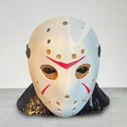 Horror Film Planters Scary Head Plant Pots Small Face Flower Succulent Pots Vase with Drainage Hole for Indoor Outdoor Home Halloween Decoration, Resin