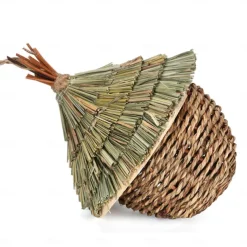 Hummingbird House Charming Decorative Hummingbird House Creative Birdhouse Hanging Straw Nest