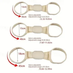 Hunchback Correction Belt, Back Sitting Posture Correction Belt, Shape Correction Device, Adjustable For Adult Students To Prevent Hunchback