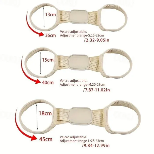 Hunchback Correction Belt, Back Sitting Posture Correction Belt, Shape Correction Device, Adjustable For Adult Students To Prevent Hunchback