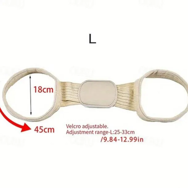 Hunchback Correction Belt, Back Sitting Posture Correction Belt, Shape Correction Device, Adjustable For Adult Students To Prevent Hunchback