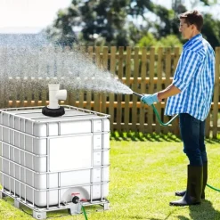 IBC Ton Drum Accessories, Ton Drum Plastic Lid 165mm with Filter Mesh, Ton Drum Top Lid, Ton Drum Filter