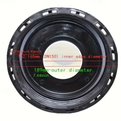 IBC Ton Drum Accessories, Ton Drum Plastic Lid 165mm with Filter Mesh, Ton Drum Top Lid, Ton Drum Filter