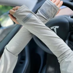 Ice Sleeves Men's Sun Protection Sleeves Summer Outdoor Anti-ultraviolet Loose Sleeves Driving Arm Sleeves